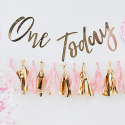 Pink Baby Cake Smash 1st Birthday Kit