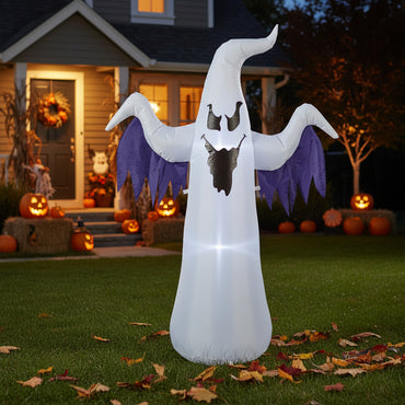 Halloween Inflatable Mean Ghost with Lights Decoration 183 cm