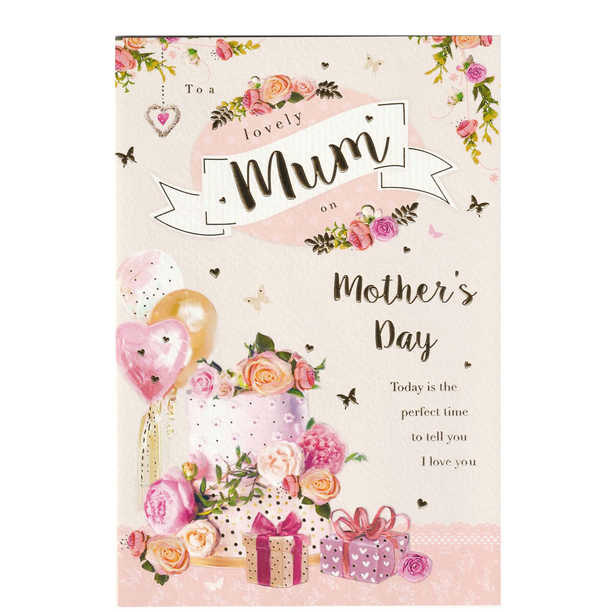 Lovely Mum On Mothers Day Greeting Card