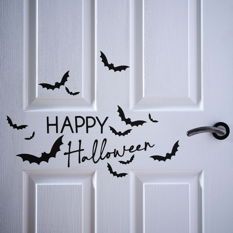 Happy Halloween Door Sticker Decoration