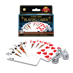 Classic Game 2 Deck Playing Cards & 5 Dice