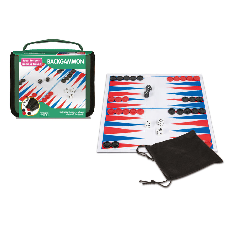 Grab & Go Game Travel Backgammon