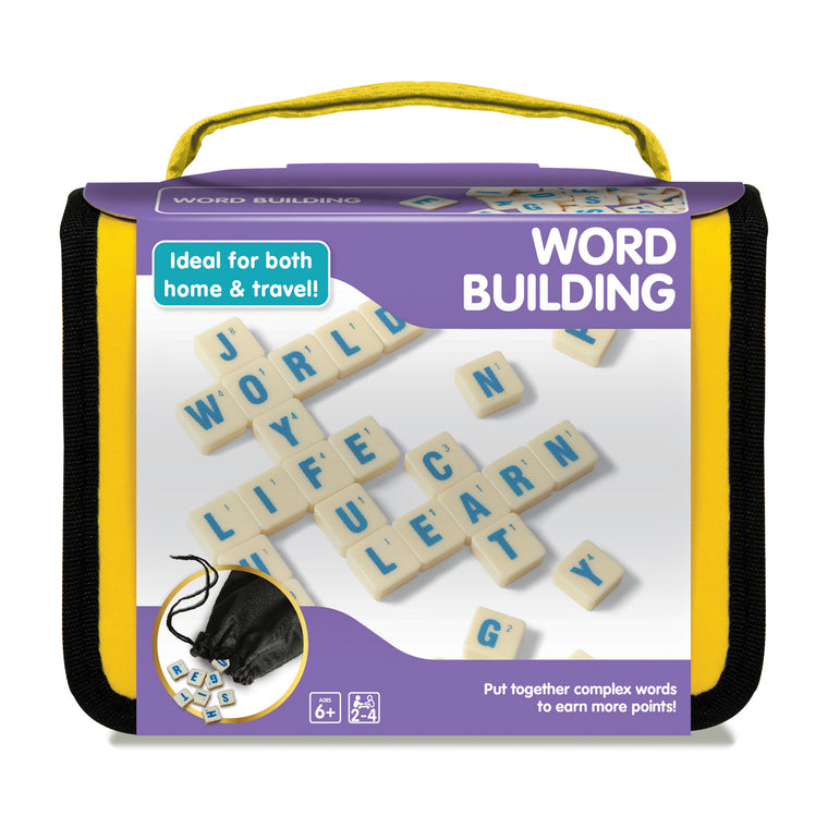 Grab & Go Game Travel Word Building Challenge