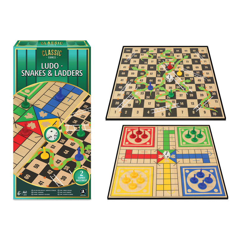 Classic Game 2 in 1 Ludo Snakes & Ladders Basic