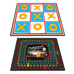Classic Game 2 in 1 Racing Game Tic Tac Toe Basic