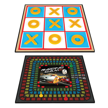 Classic Game 2 in 1 Racing Game Tic Tac Toe Basic