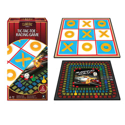 Classic Game 2 in 1 Racing Game Tic Tac Toe Basic