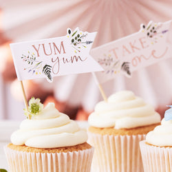 Afternoon Tea Cupcake Toppers 12pcs