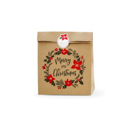 Merry Little Christmas Kraft Gift Bags