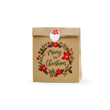 Merry Little Christmas Kraft Gift Bags