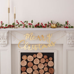 Holy Leaves Christmas Garland Decoration