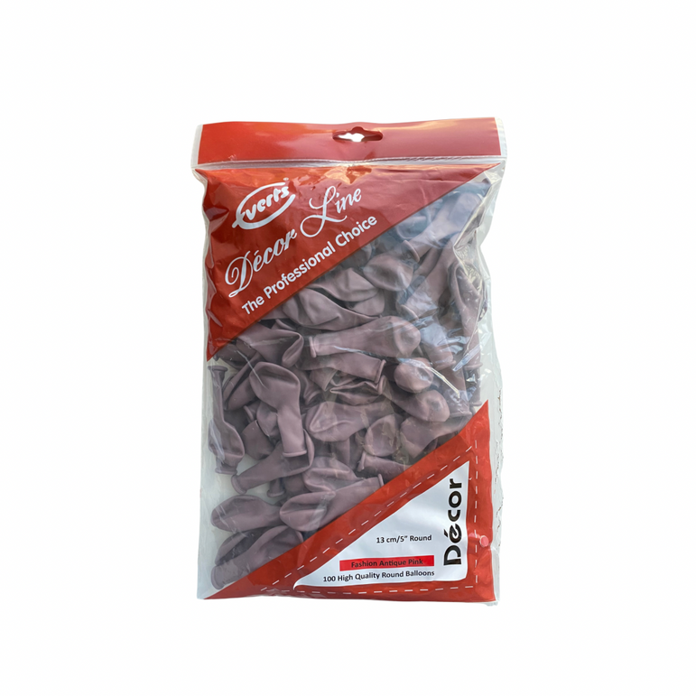 Antique Pink Fashion Latex Balloon 5in 100pcs