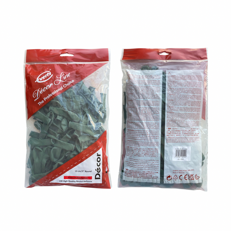 Eucalyptus Fashion Latex Balloon 5in 100pcs