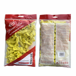 Lemon Macaron Fashion Latex Balloon 5in 100pcs