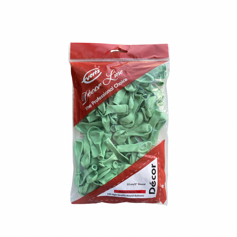 Honey Dew Macaron Fashion Latex Balloon 5in 100pcs