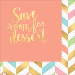 Eat, Drink & Be Happy Beverage Tissues 16pcs