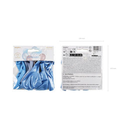 Mix Pastel Blue Colors Latex Balloons 10pcs 27x30cm