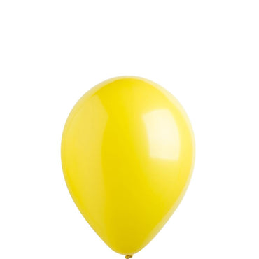 Yellow Sunshine Standard Latex Balloon 5in, 100pcs Balloons & Streamers - Party Centre