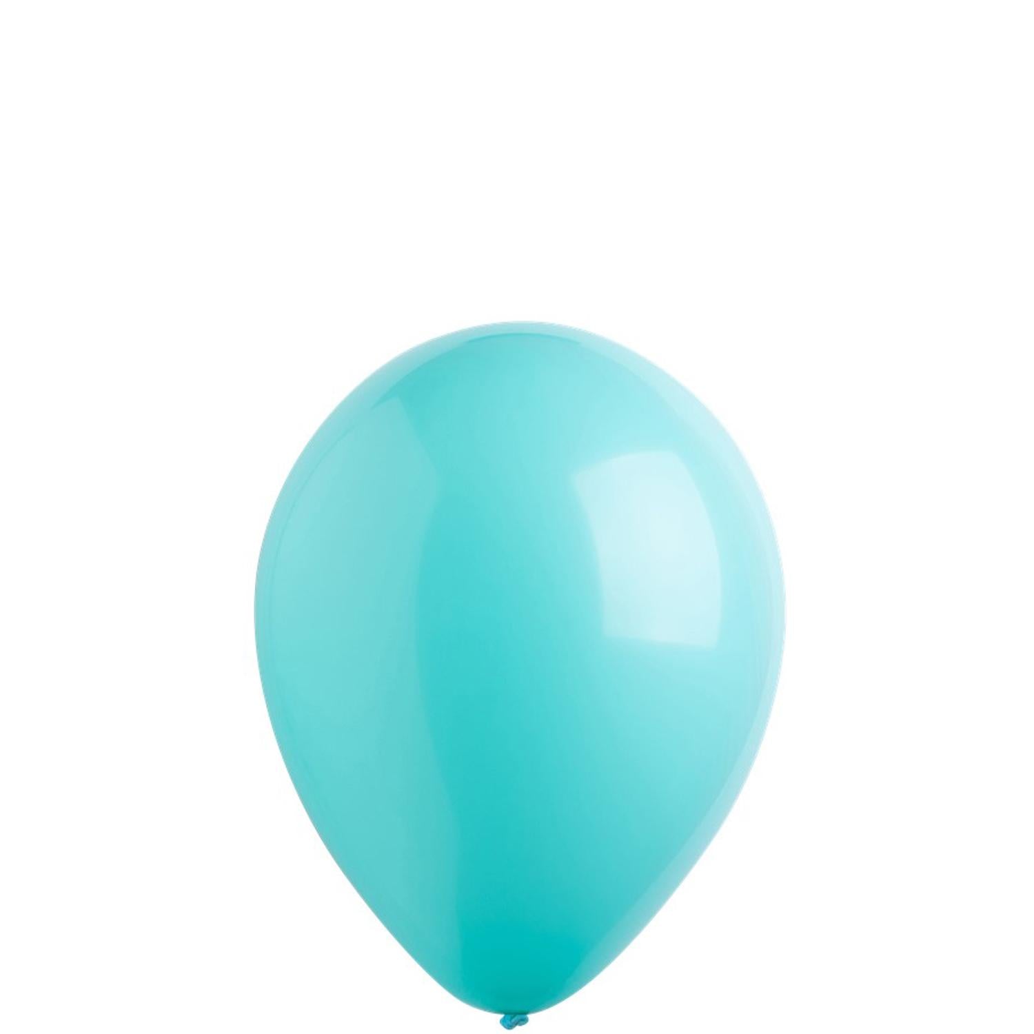 Robins Egg Blue Fashion Latex Balloons 5in, 100pcs Balloons & Streamers - Party Centre