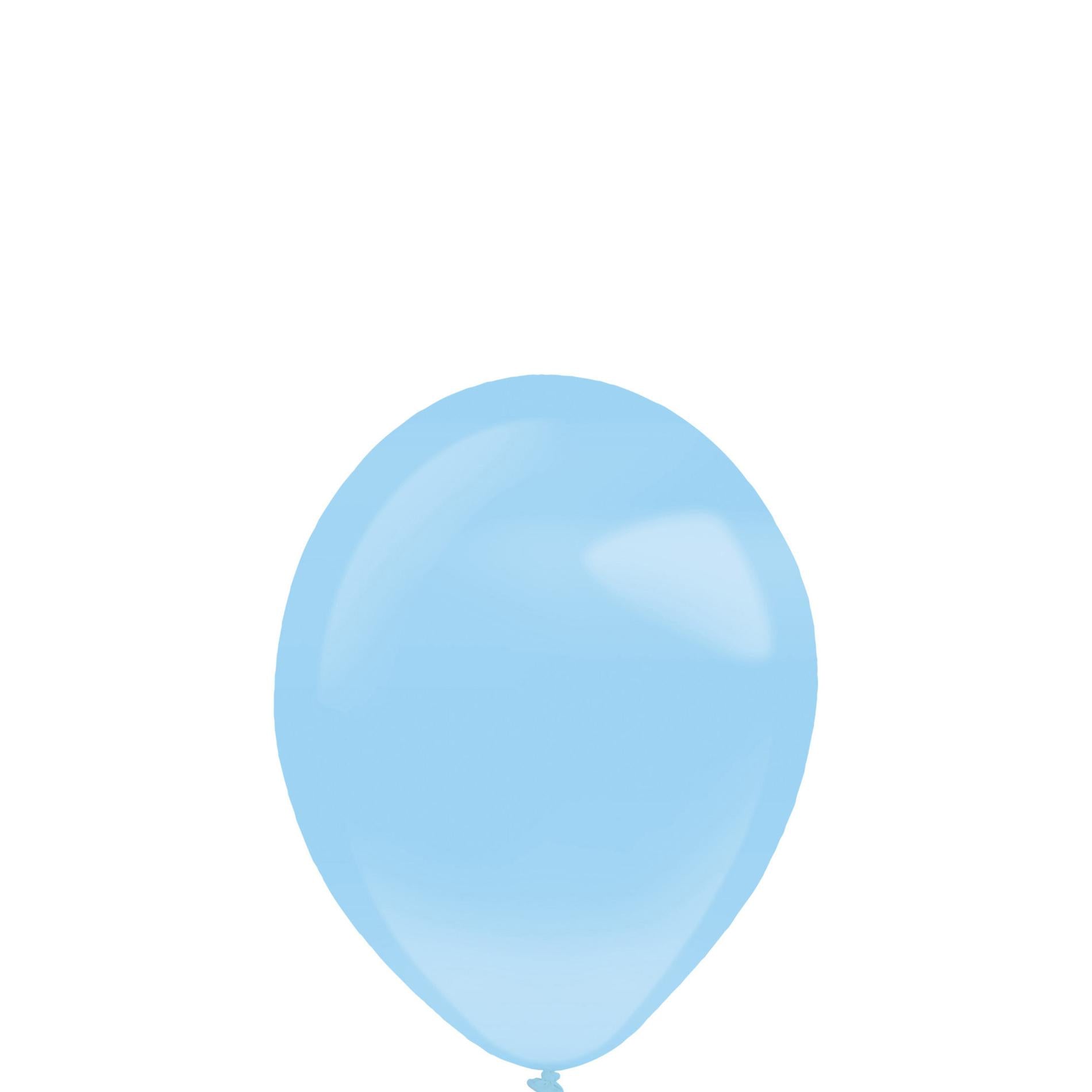 Pastel Blue Pearl Latex Balloons 5in, 100pcs Balloons & Streamers - Party Centre