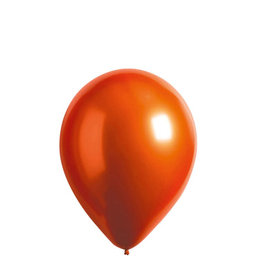 Amber Satin Latex Balloon 5In, 100pcs Balloons & Streamers - Party Centre