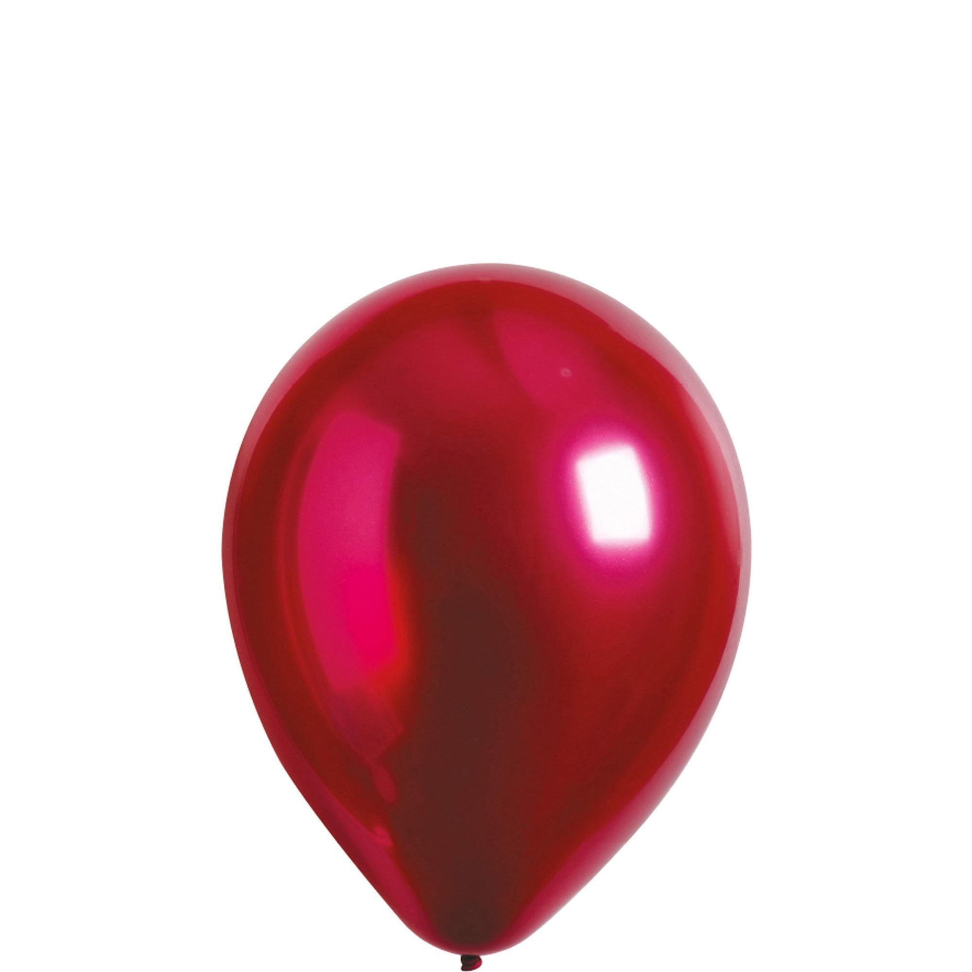 Pomegranate Satin Latex Balloon 5in,100pcs Balloons & Streamers - Party Centre