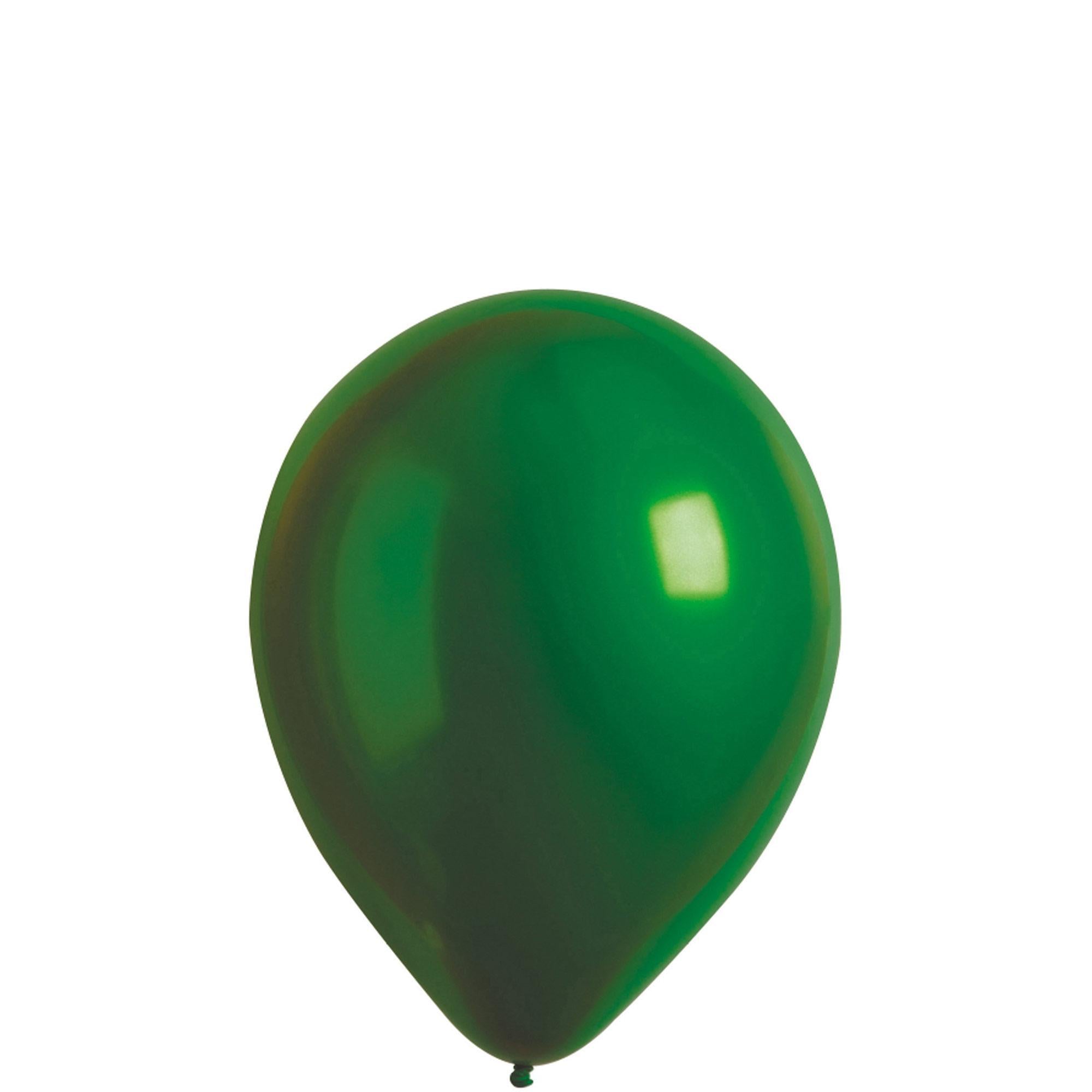 Emerald Satin Latex Balloon 5in,100pcs Balloons & Streamers - Party Centre