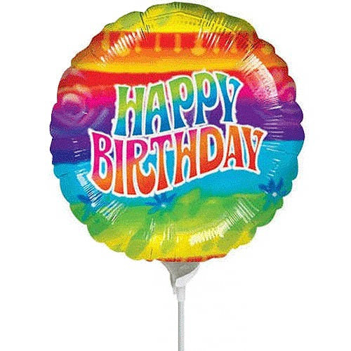 Flashback Birthday Foil Balloon 9in Balloons & Streamers - Party Centre