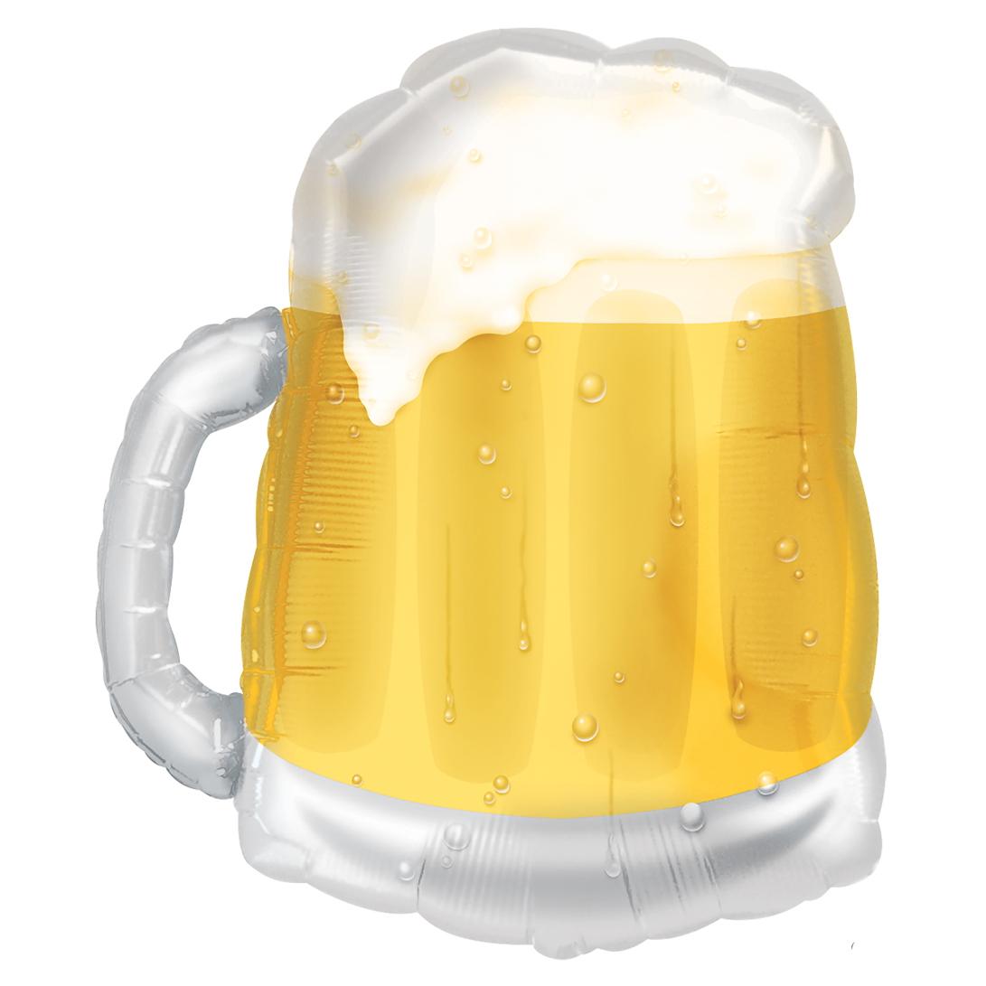 Transparent  Beer Mug Balloon 20 x 23in Balloons & Streamers - Party Centre