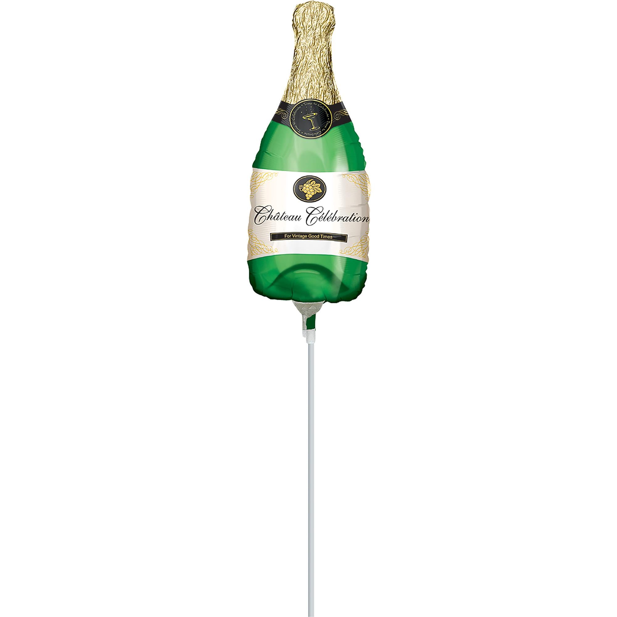 Champagne Bottle Mini Shape Balloon Balloons & Streamers - Party Centre