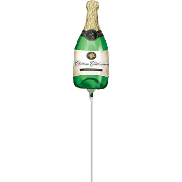 Champagne Bottle Mini Shape Balloon Balloons & Streamers - Party Centre