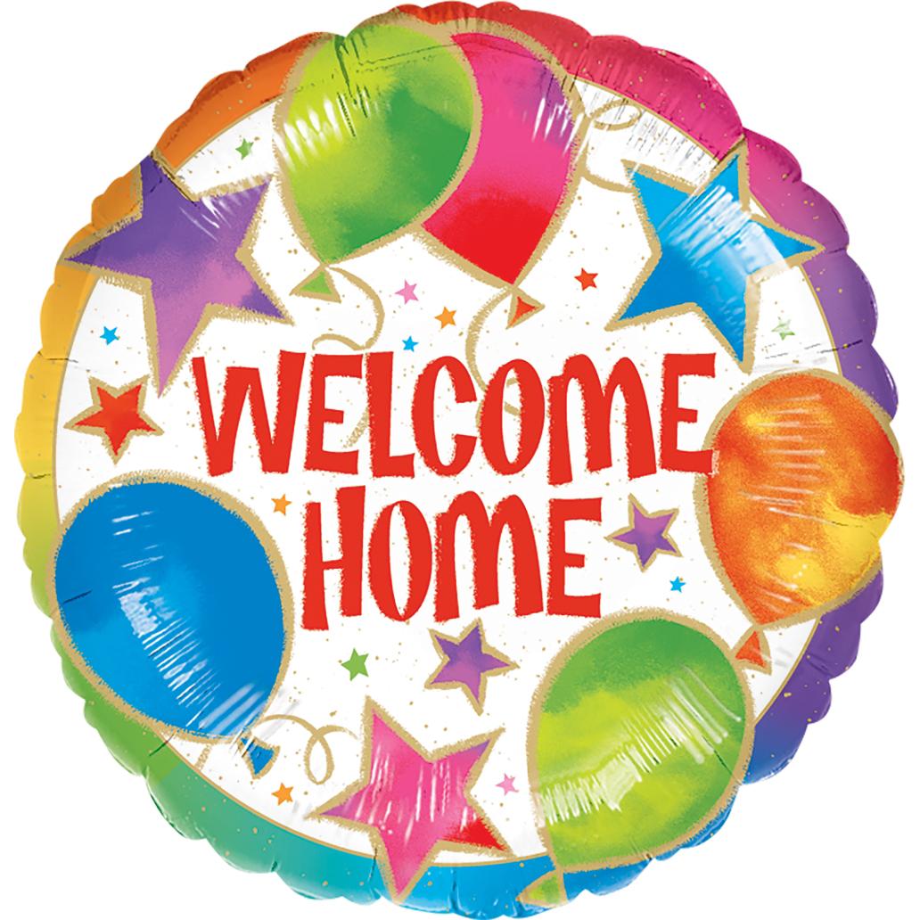 Welcome Home Celebration Foil Balloon 18in Balloons & Streamers - Party Centre