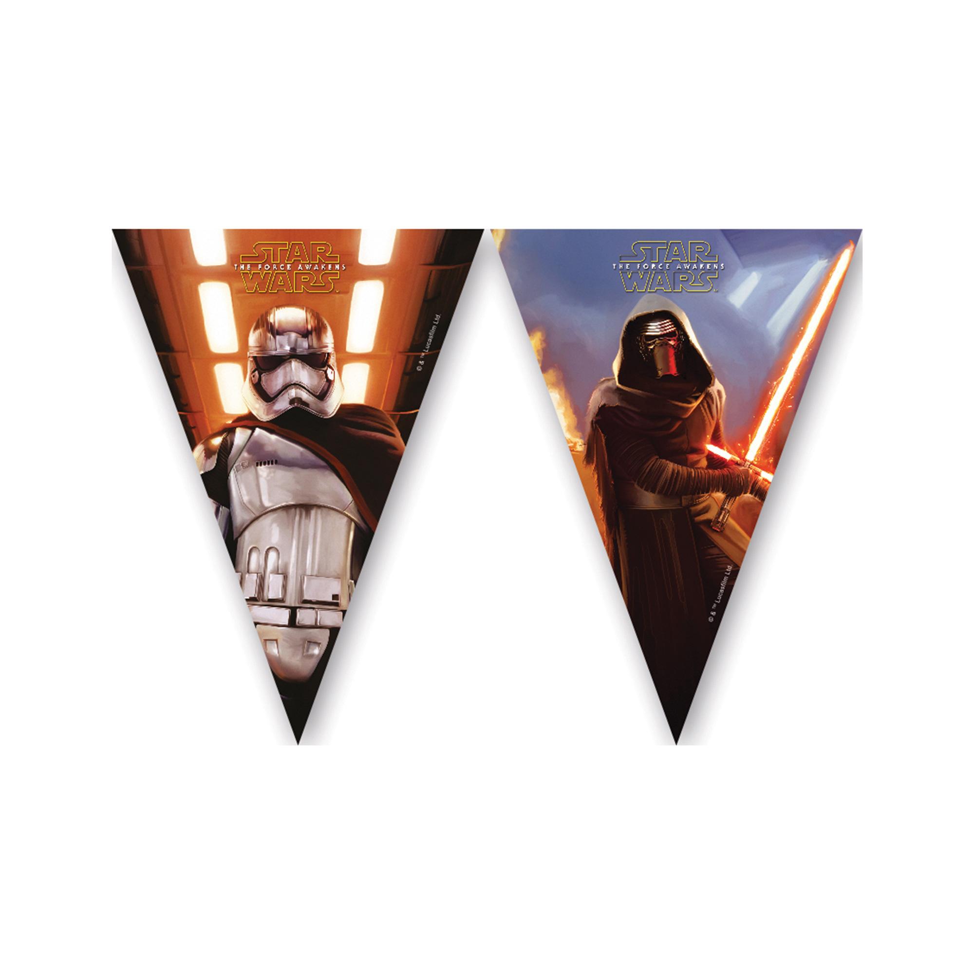 Star Wars The Force Awakens Triangle Flag Banner Decorations - Party Centre