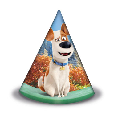 Secret Life Of Pets Party Hats 6pcs Party Accessories - Party Centre