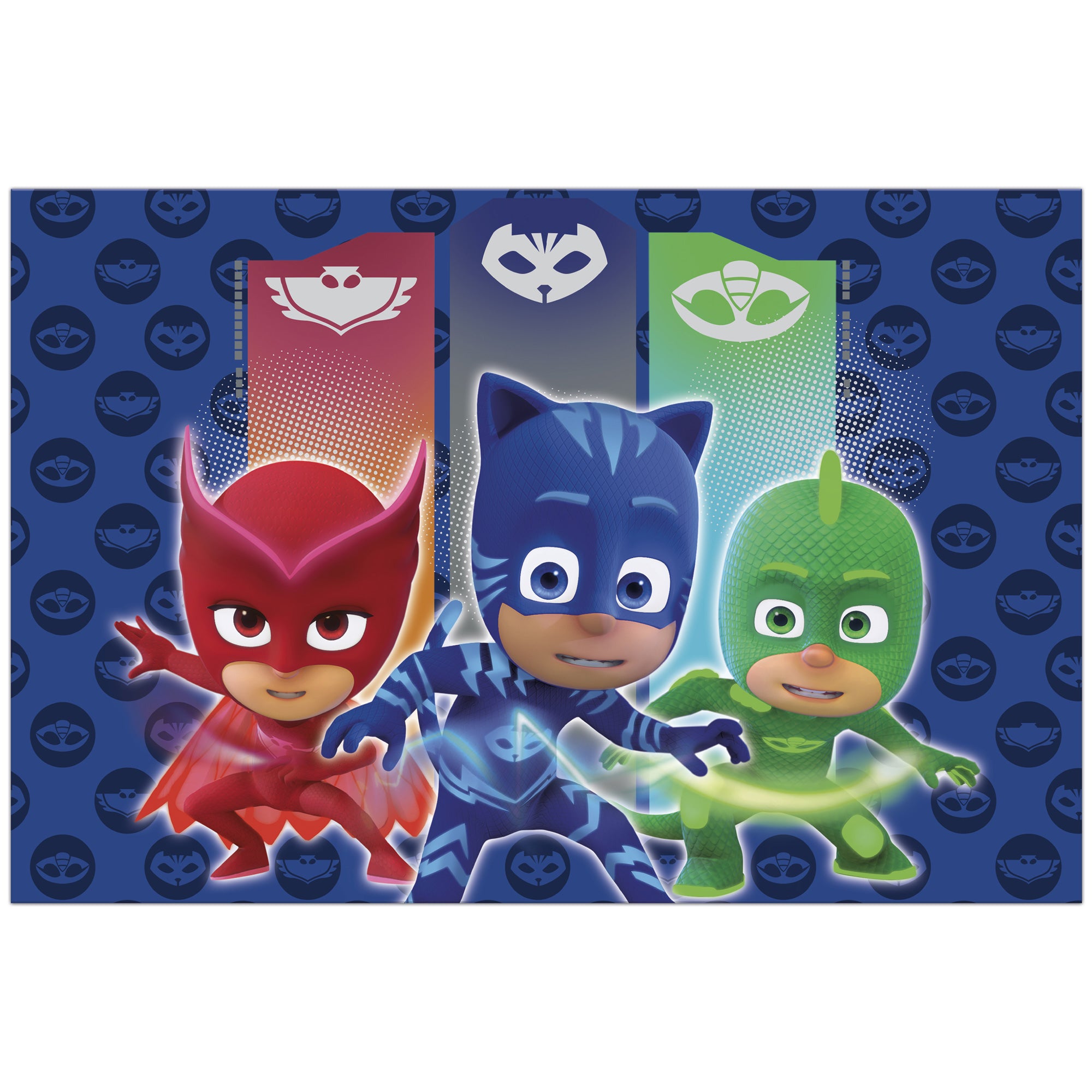 PJ Masks Plastic Tablecover Printed Tableware - Party Centre