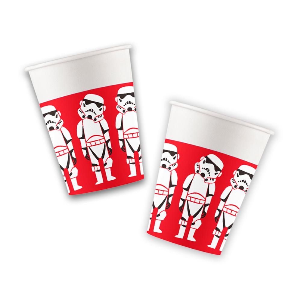 Star Wars Paper Cut Disney Paper Cups 8pcs Printed Tableware - Party Centre