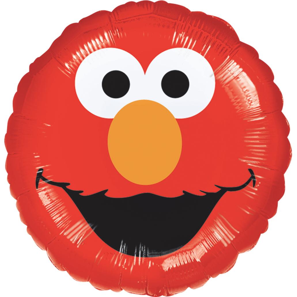 Elmo Smiles Foil Balloon 18in Balloons & Streamers - Party Centre