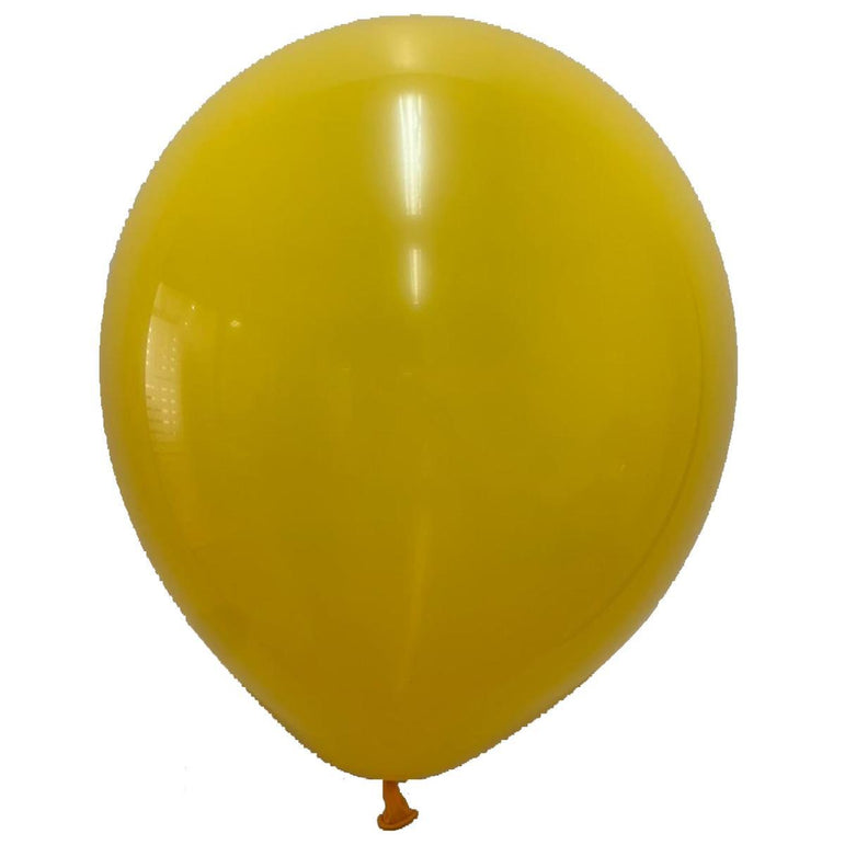 Fashion Goldenrod Latex Balloons 12in, 50pcs Balloons & Streamers - Party Centre
