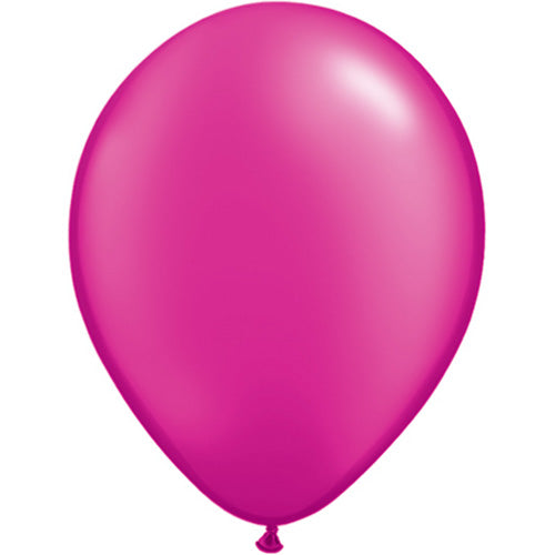Standard Fashion Hot Pink Latex Balloon 12in 50pcs Balloons & Streamers - Party Centre
