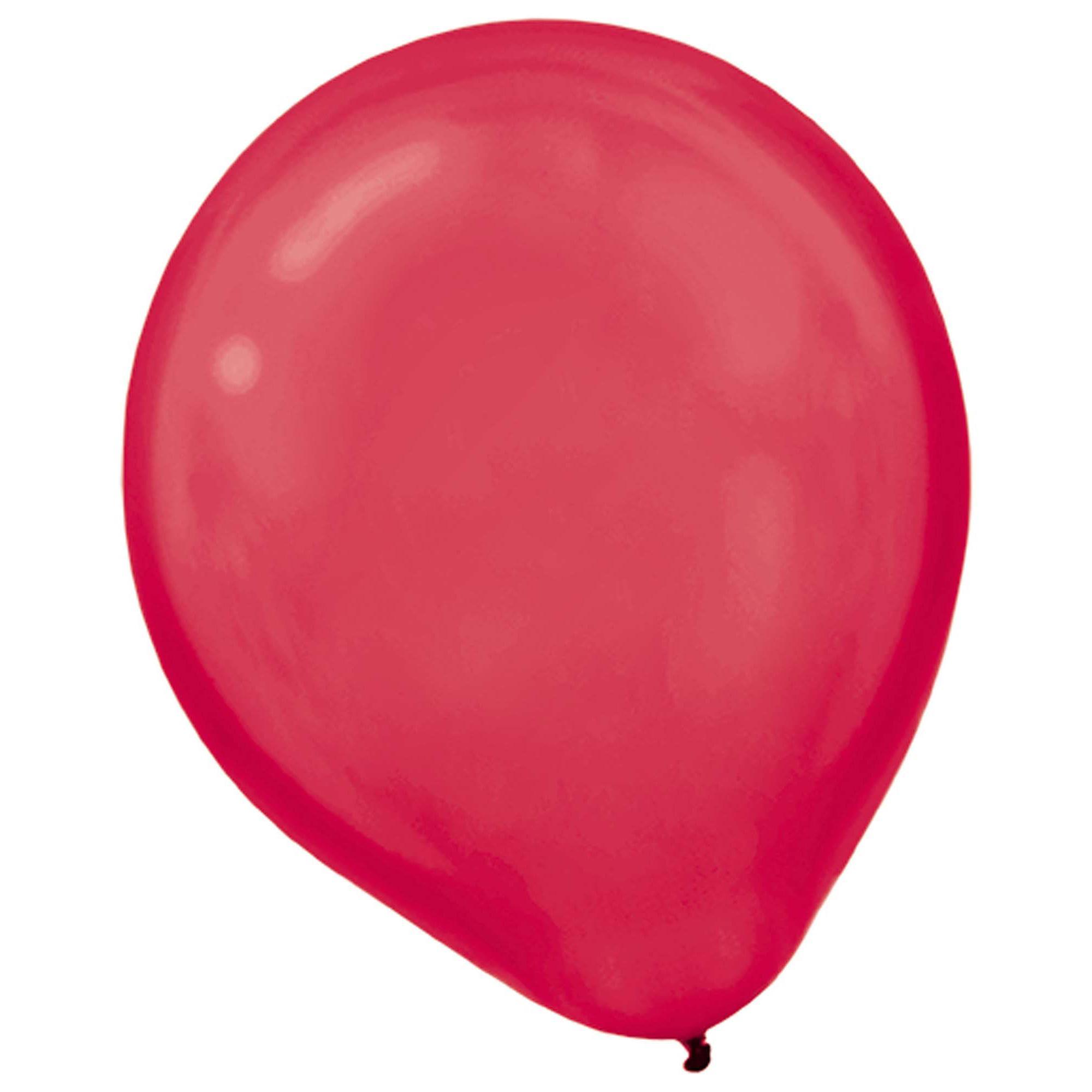 Metallic Red Latex Balloons 50pcs Balloons & Streamers - Party Centre