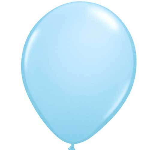Pearl Light Blue Latex Balloons 50pcs Balloons & Streamers - Party Centre