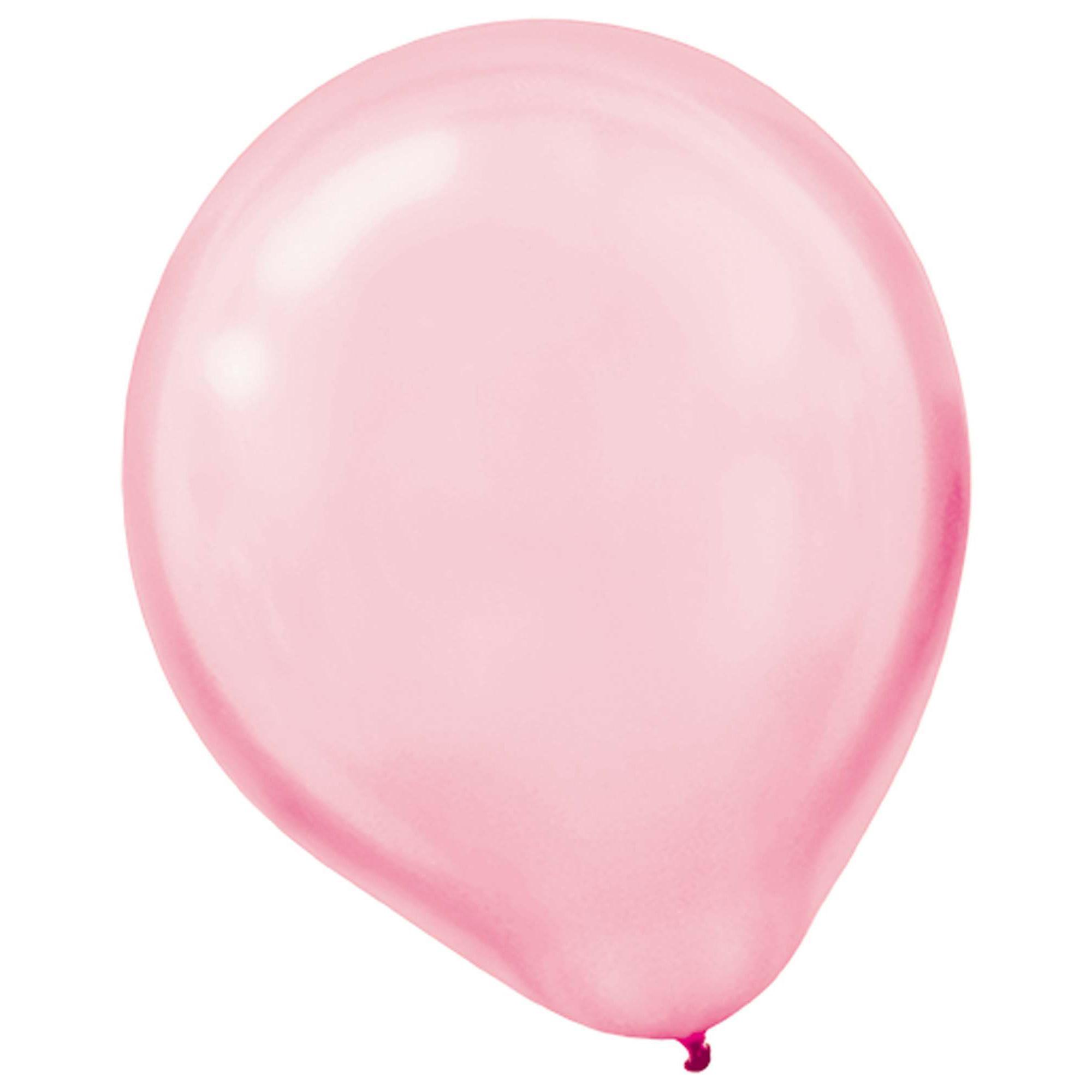 Pearl Pink Latex Balloons 50pcs Balloons & Streamers - Party Centre
