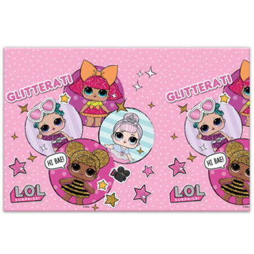 LOL Glitterati Plastic Tablecover 120x180cm Printed Tableware - Party Centre