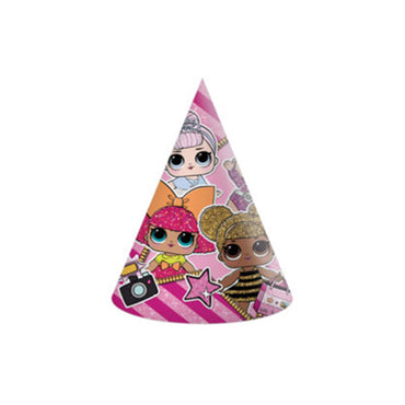 LOL Glitterati Hats 6pcs Party Accessories - Party Centre