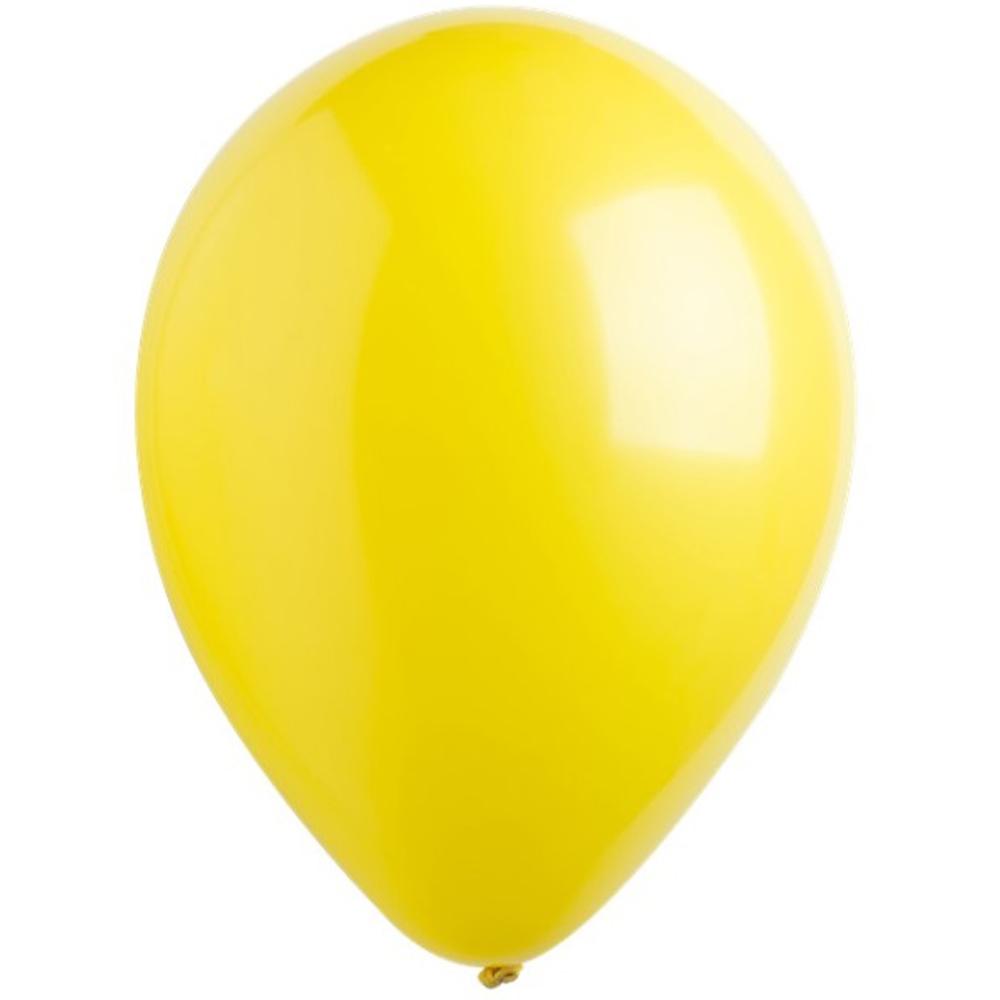 Yellow Sunshine Standard Latex Balloons 11in, 50pcs Balloons & Streamers - Party Centre