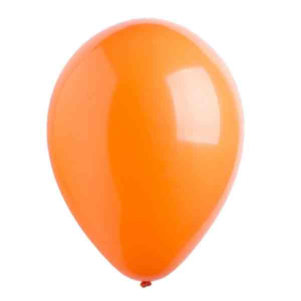 Tangerine Standard Latex Balloons 11in, 50pcs