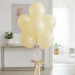 Vanilla Cream Fashion Latex Balloons 11in, 50pcs Balloons & Streamers - Party Centre