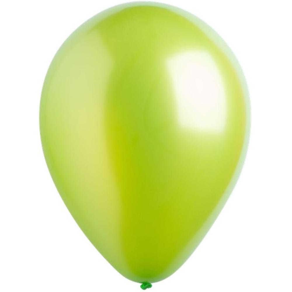 Kiwi Metallic Latex Balloons 11in, 50pcs Balloons & Streamers - Party Centre