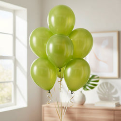 Kiwi Metallic Latex Balloons 11in, 50pcs Balloons & Streamers - Party Centre