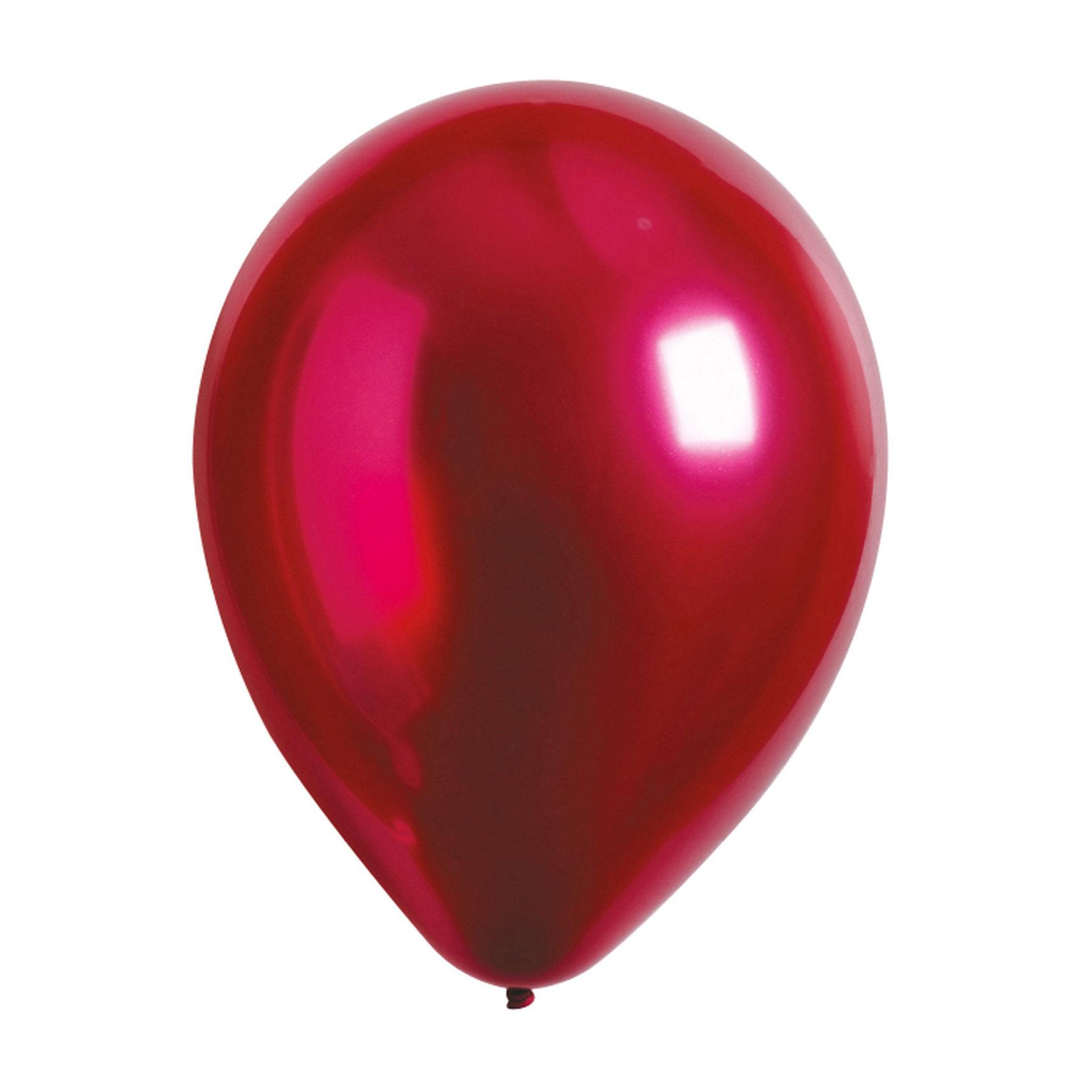 Pomegranate Satine Luxe Latex Balloons 11in, 50pcs Balloons & Streamers - Party Centre